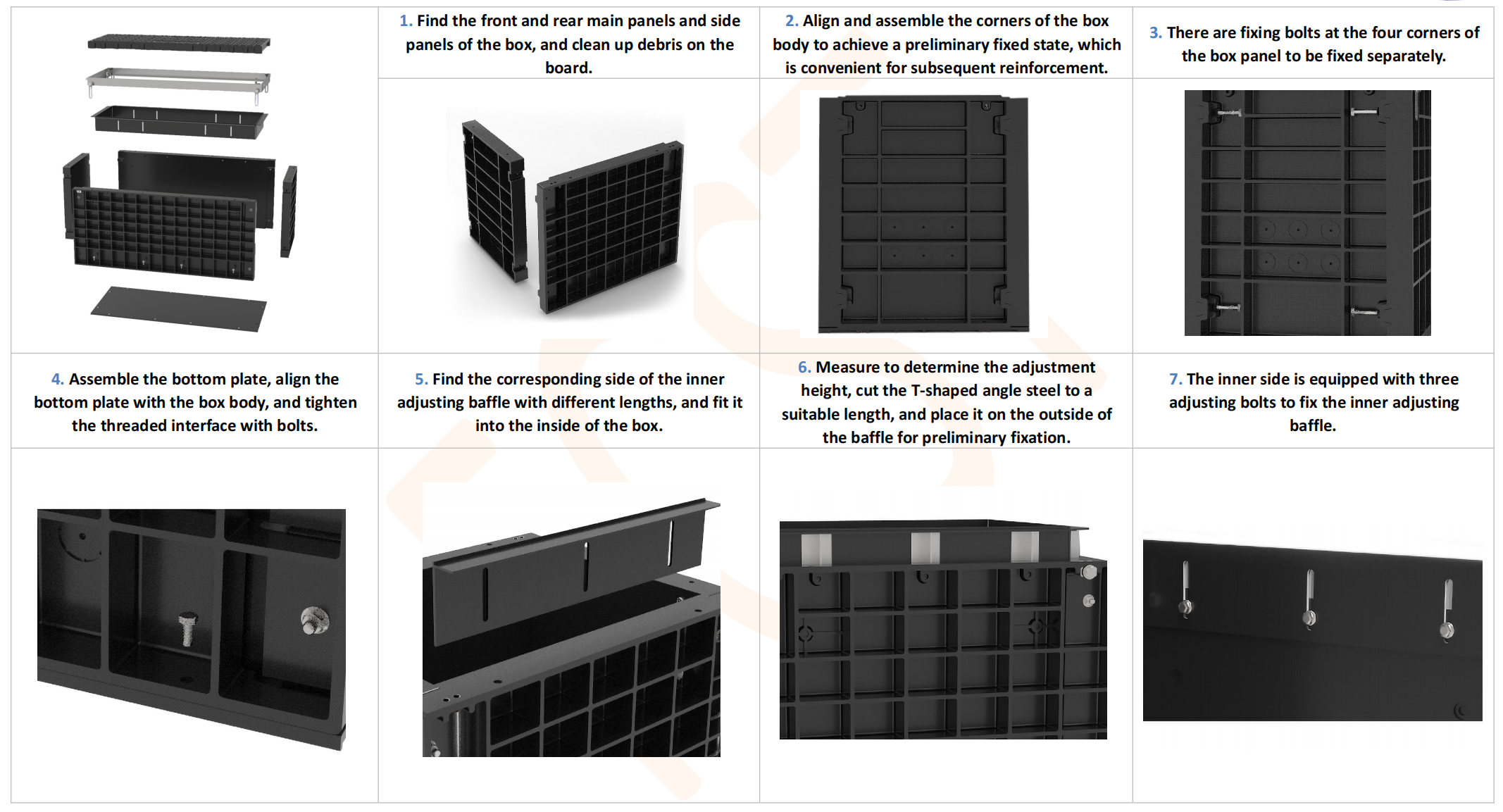 How to Assemble SMC Telecom Manhole Chamber (1) Como montar a câmara de inspeção da SMC Telecom (1)