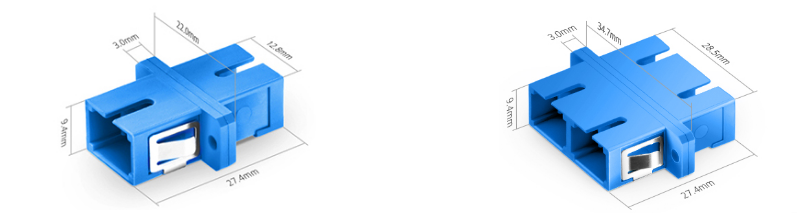 Fiber Optic Adapter Adaptador de fibra óptica