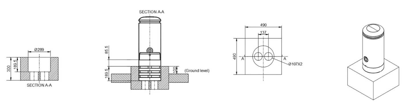 alt FCST090107 Pedestal de distribui&ccedil;&atilde;o de fibra