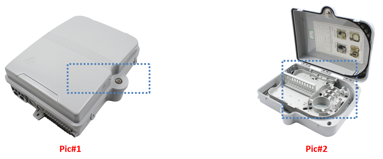 Caixa de terminal de acesso &agrave; fibra &oacute;ptica ALT Tipo externo （1）