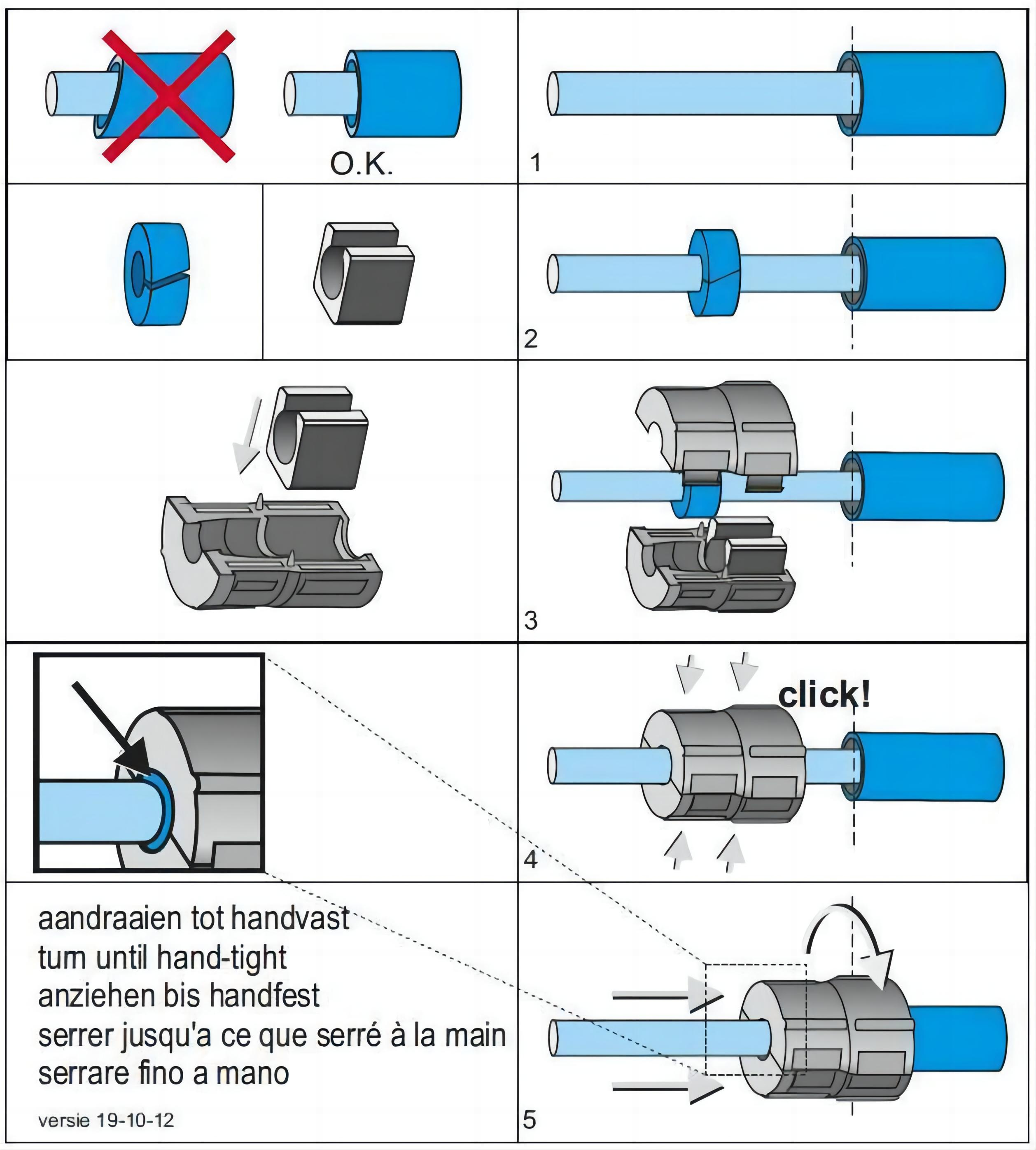 alt Instala&ccedil;&atilde;o do conector de microduto divis&iacute;vel(3)