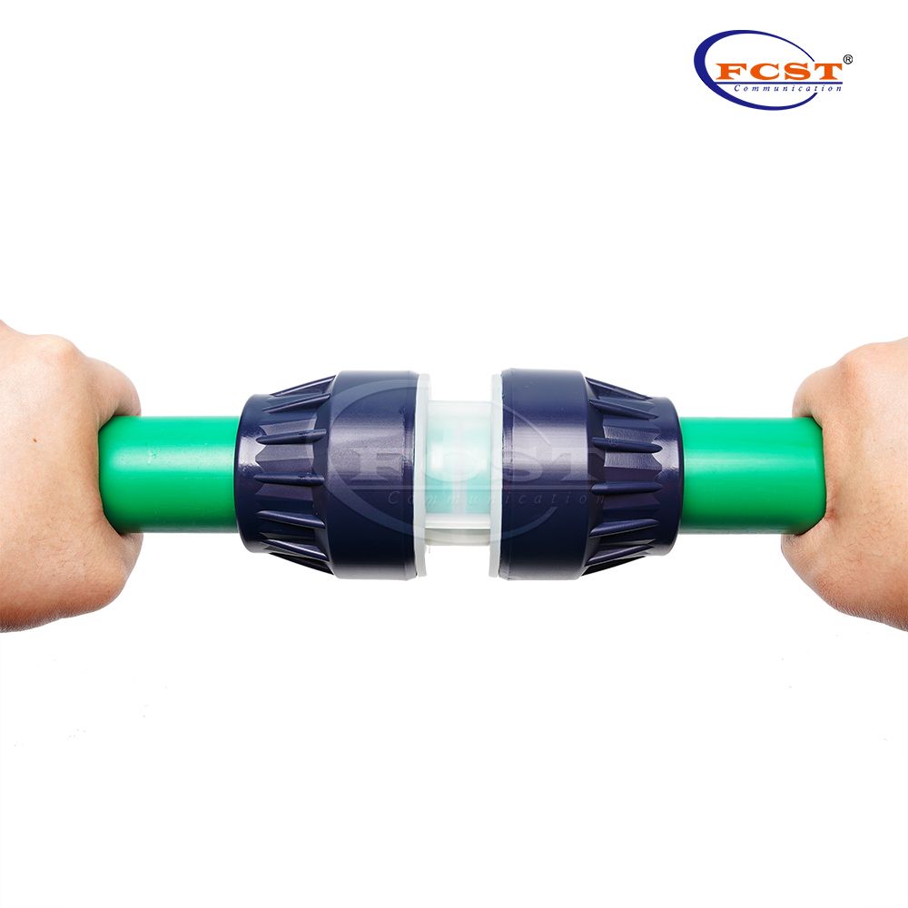 Couplador de tubo de núcleo de silício HDPE (YX, FCST-ARS25 ~ 50mm)