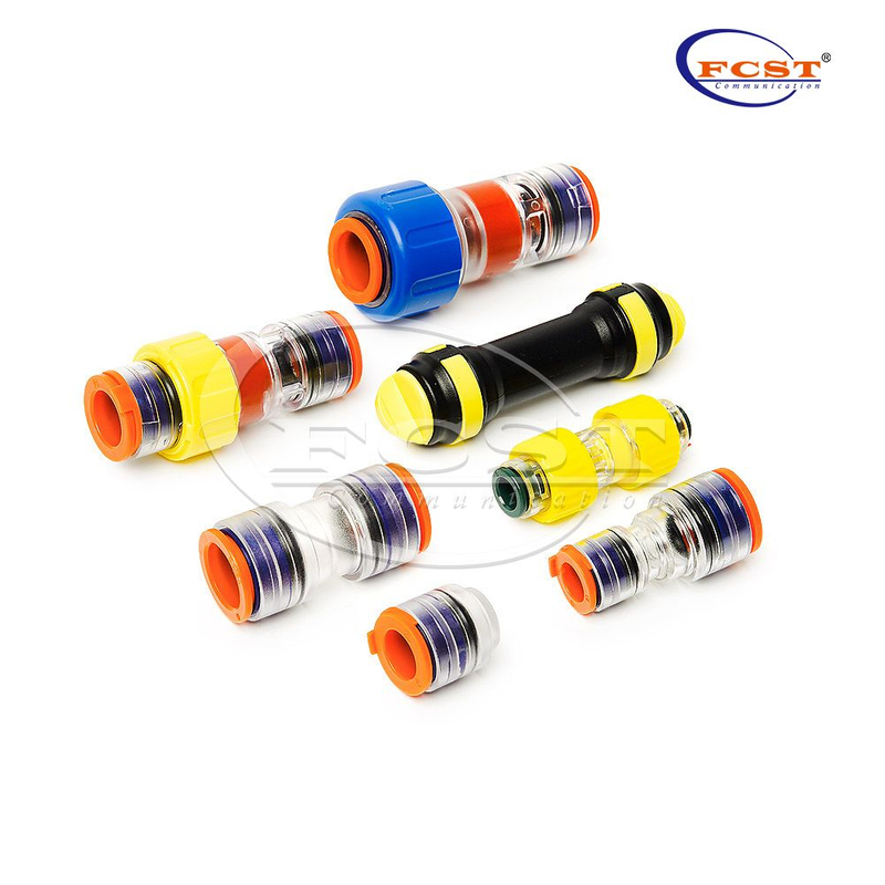 Conector de microduto por atacado para instalação de cabo de fibra de sopro de ar Acoplador de micro duto