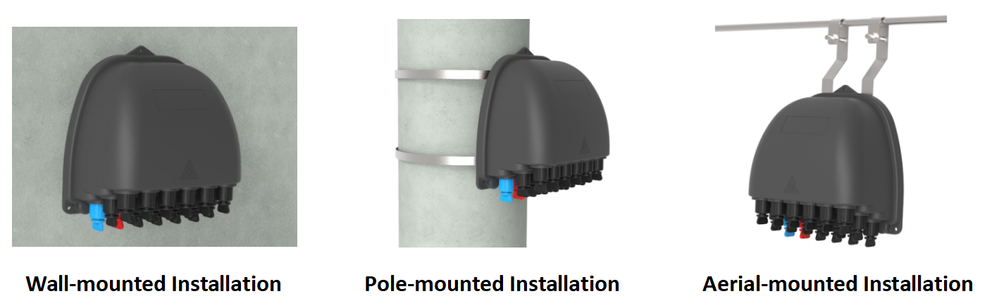 alt Diagrama de instala&ccedil;&atilde;o do terminal de fibra pr&eacute;-conectado