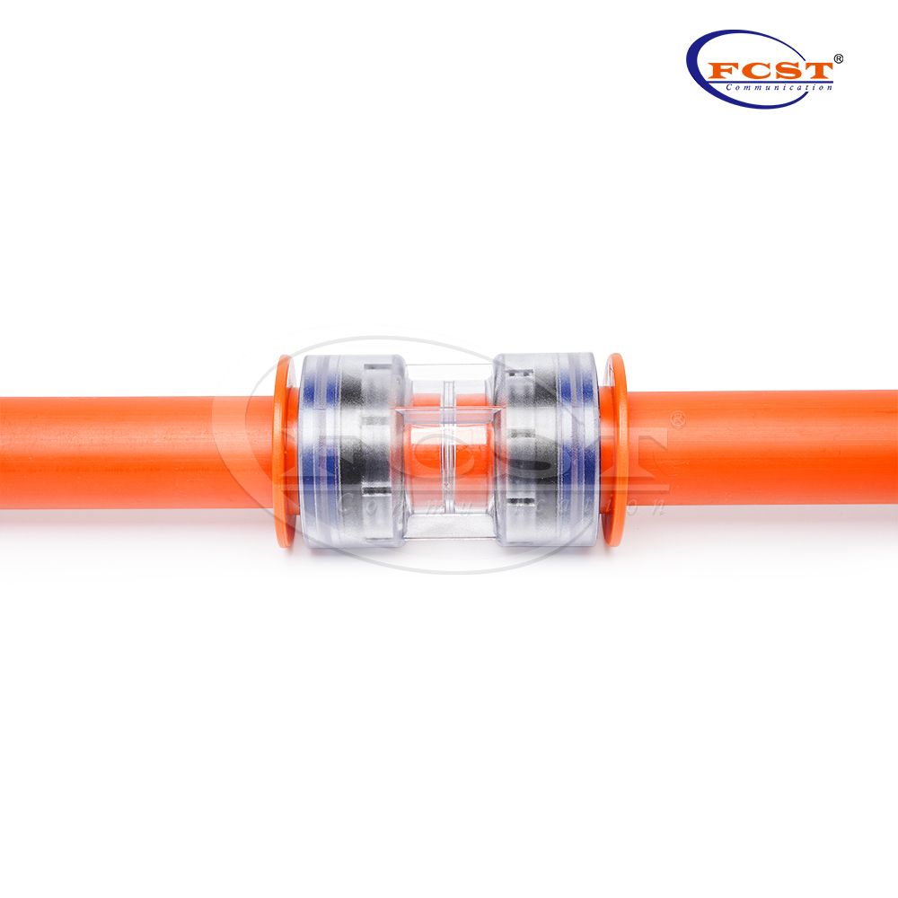 Couplador de microdutos de 27 mm