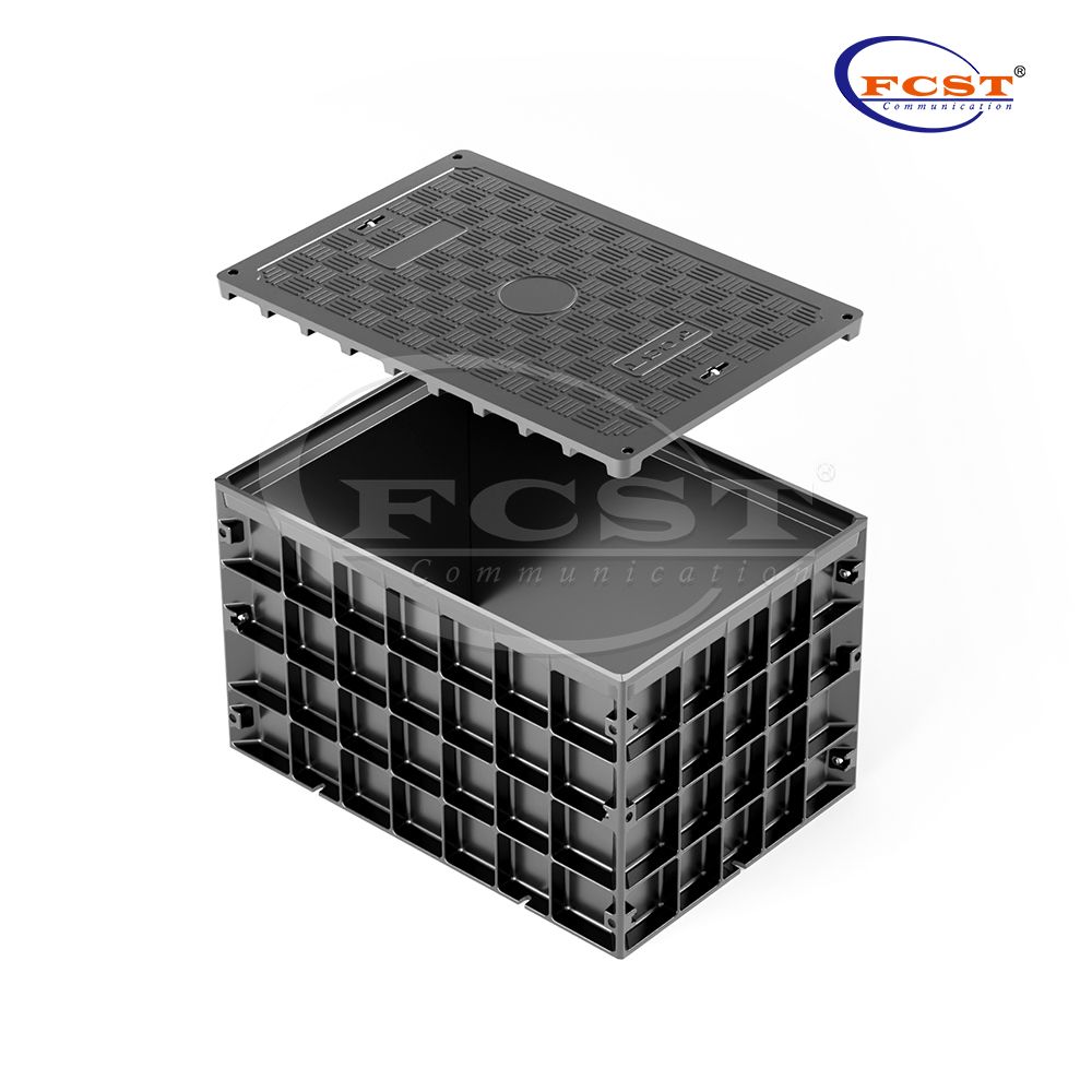Cofre subterrâneo de cabos de fibra FCST-TH-SMC06B