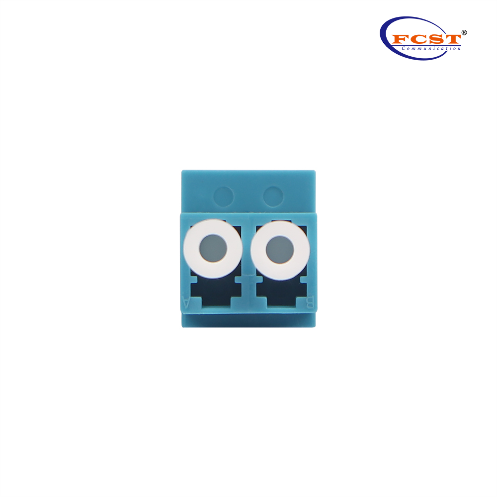 LCUPC para LCUPC DUPLEX Modo único Adaptador de fibra óptica Couplador sem flange