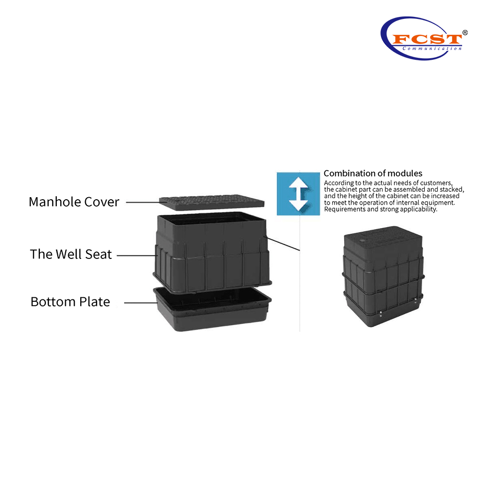 Bueiro de telecomunicações duráveis ​​para instalação de cabo com serviço personalizado