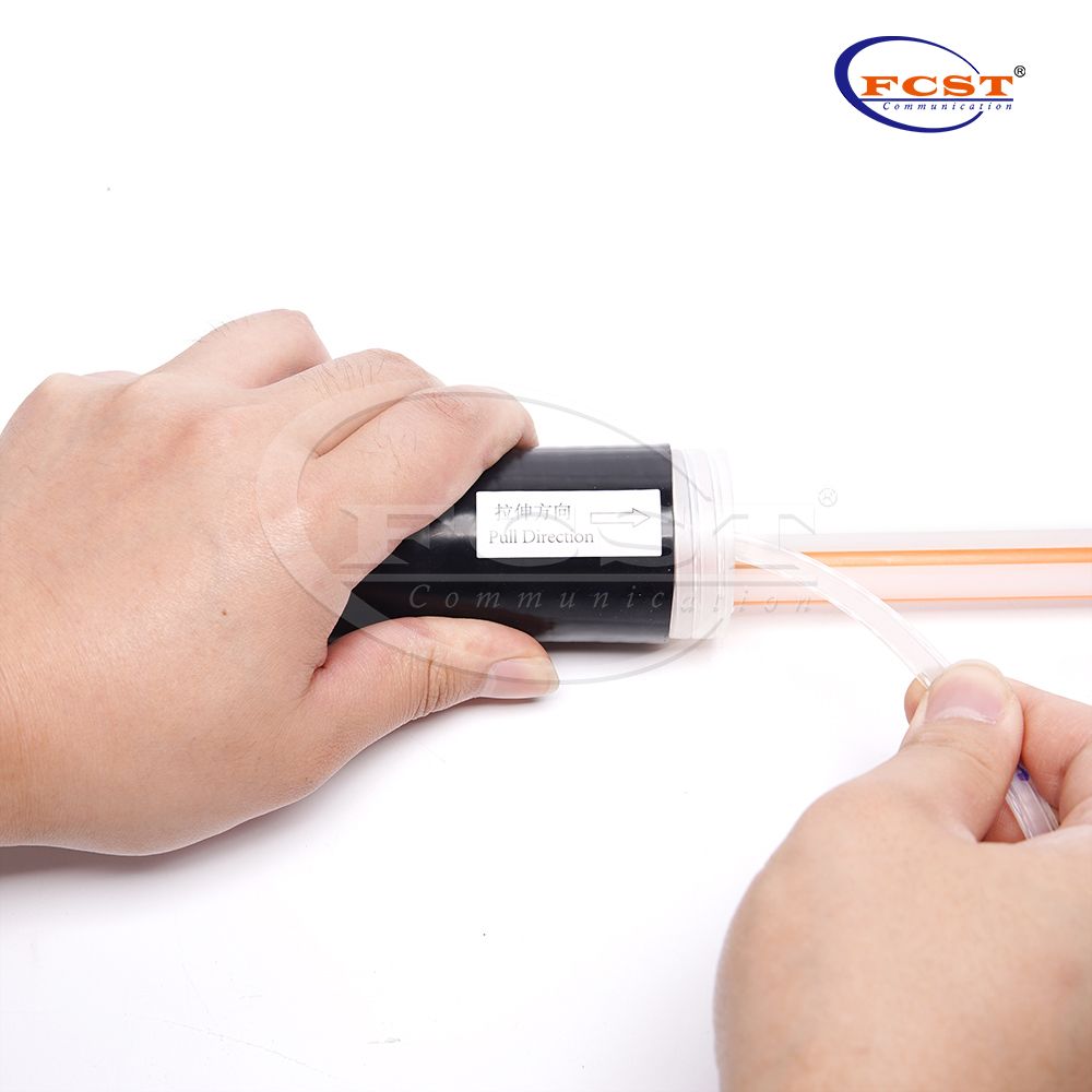 Tampa de borracha de silicone para sopro de fibra de conectores de microduto