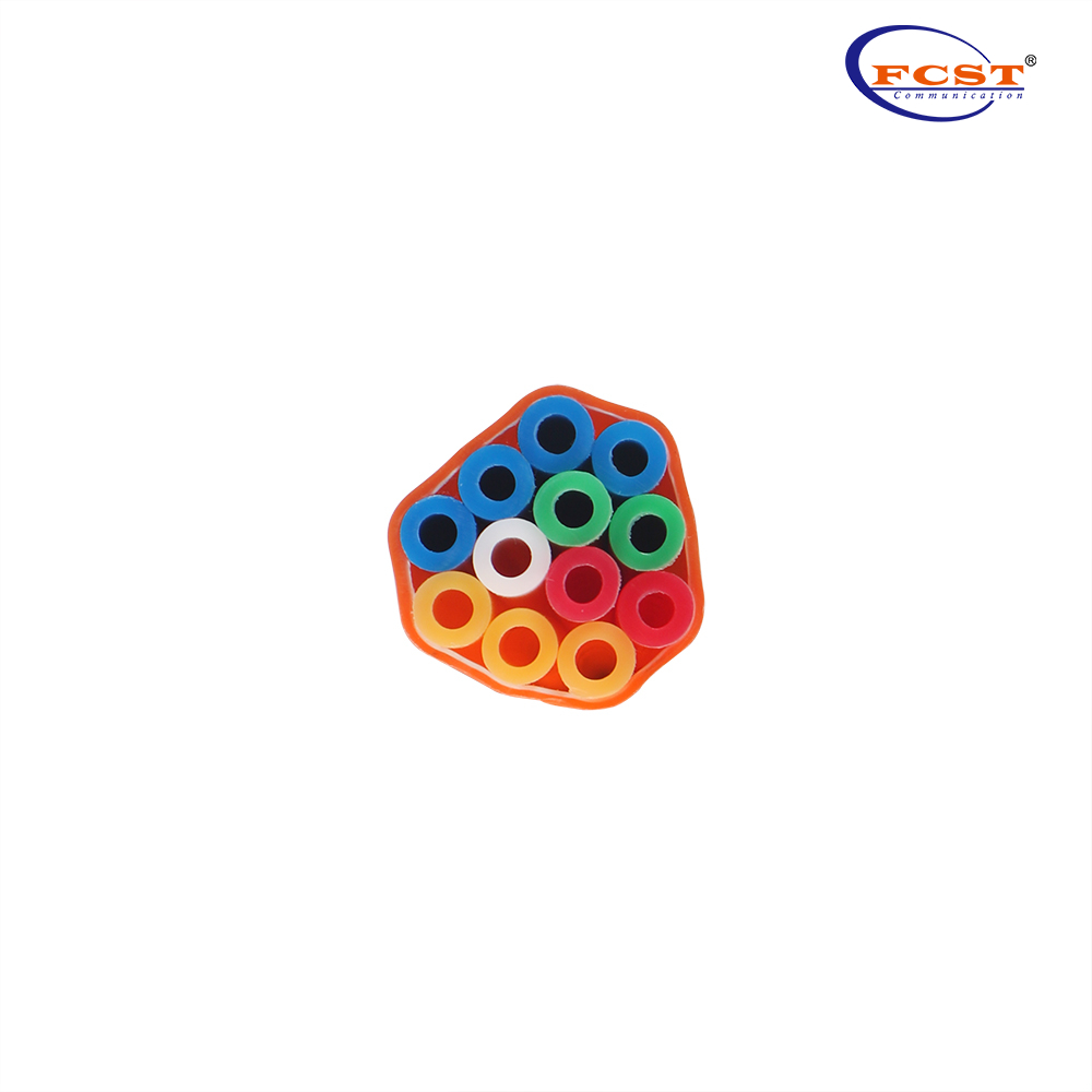12-vias 7-3,5 mm com bainha de PE 1,2 mm TW Série HDPE Pacote de tubo