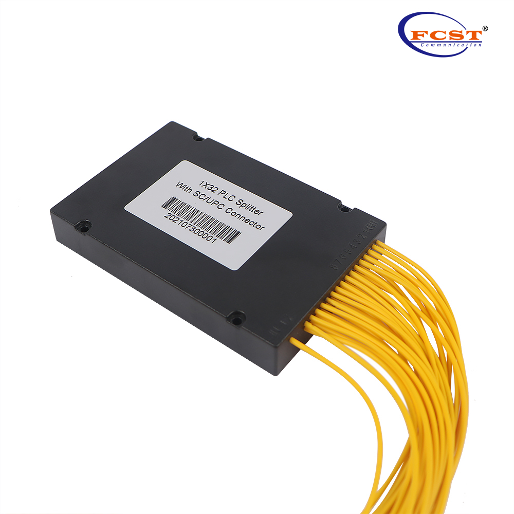 1*32 ABS Tipo de caixa PLC Splitter com conector SCUPC