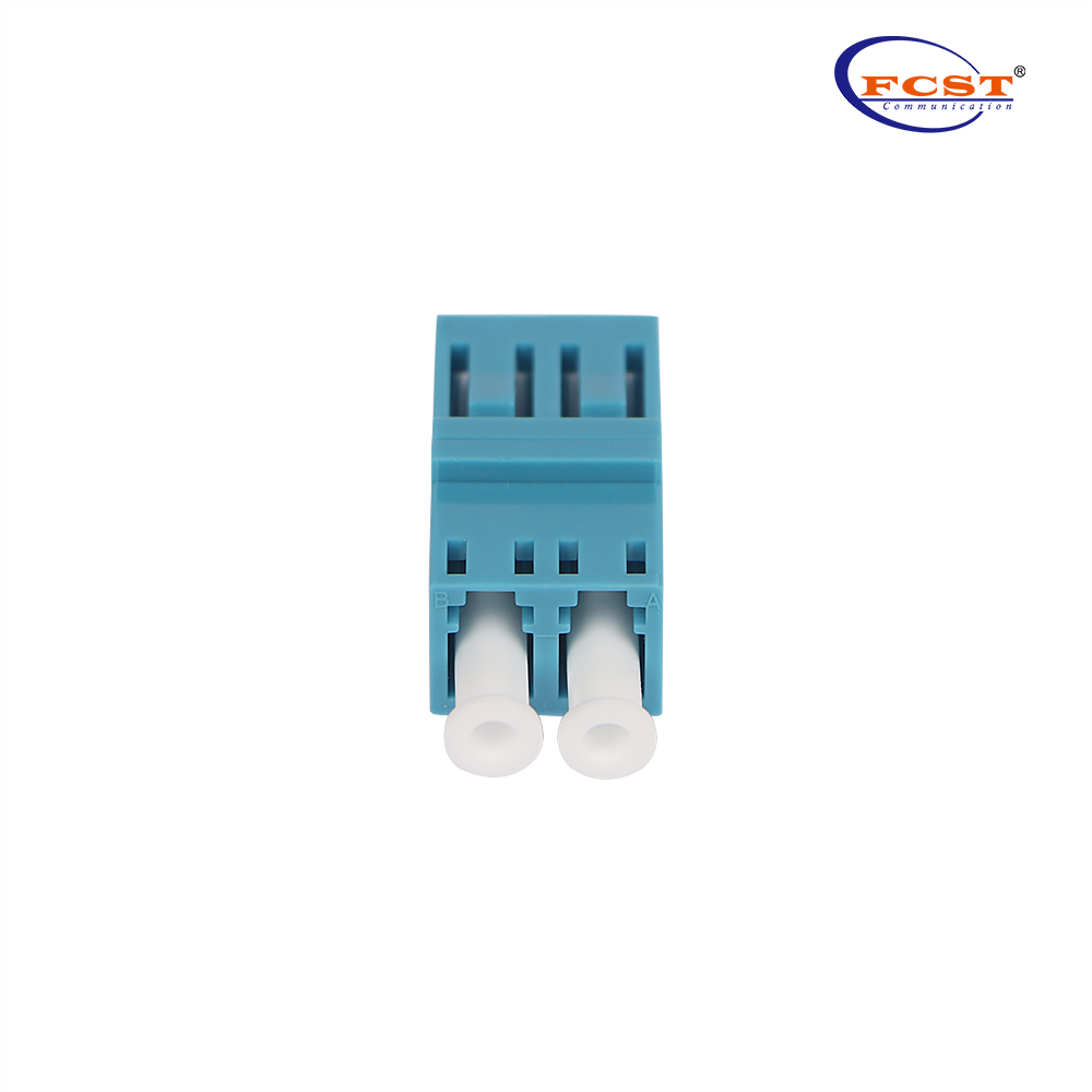 LCUPC para LCUPC DUPLEX Modo único Adaptador de fibra óptica Couplador sem flange