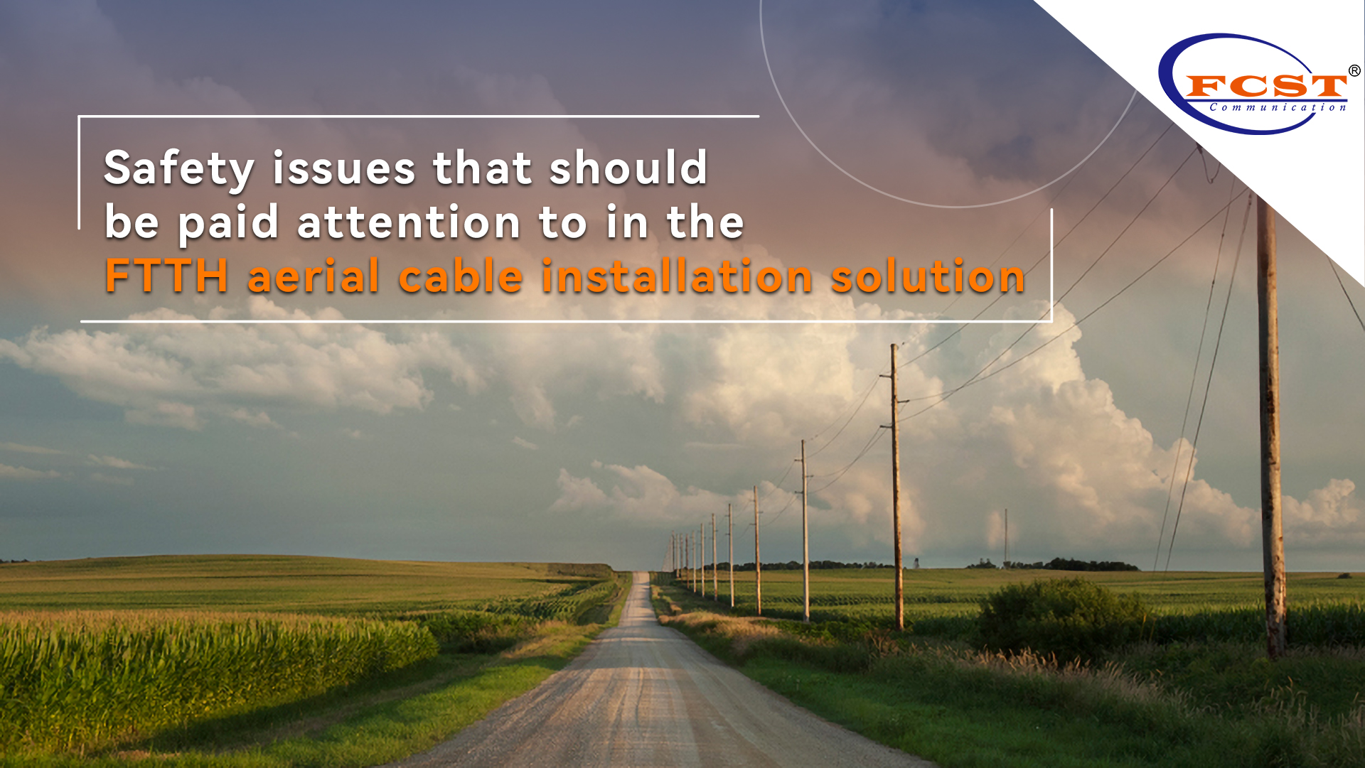 Problemas de segurança que devem receber atenção na solução de instalação de cabo aéreo FTTH