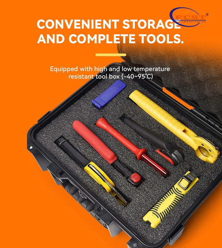 Kit de ferramentas para cortador de tubos de telecomunicações FCST24