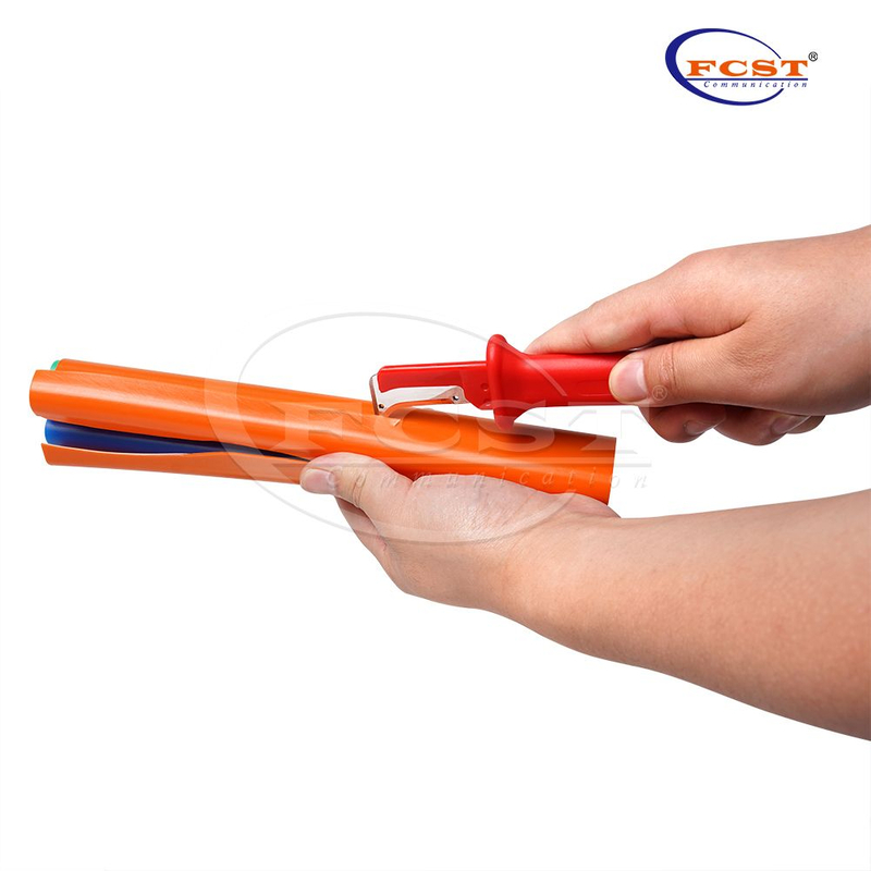  Microduto HDPE e stripper de cabo de fibra