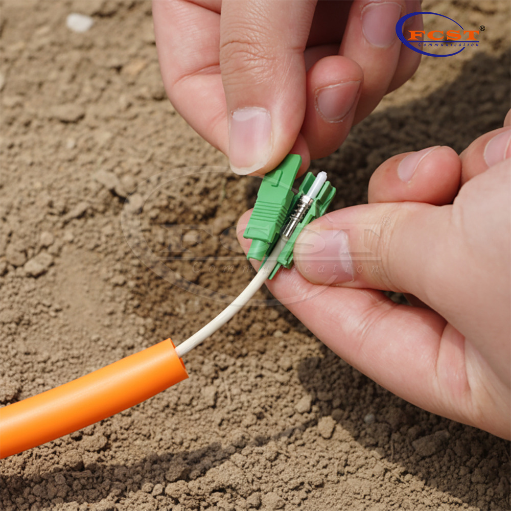 Conjuntos de cabos pendentes MDU flexíveis - Microcabos pré-conectorizados soprados