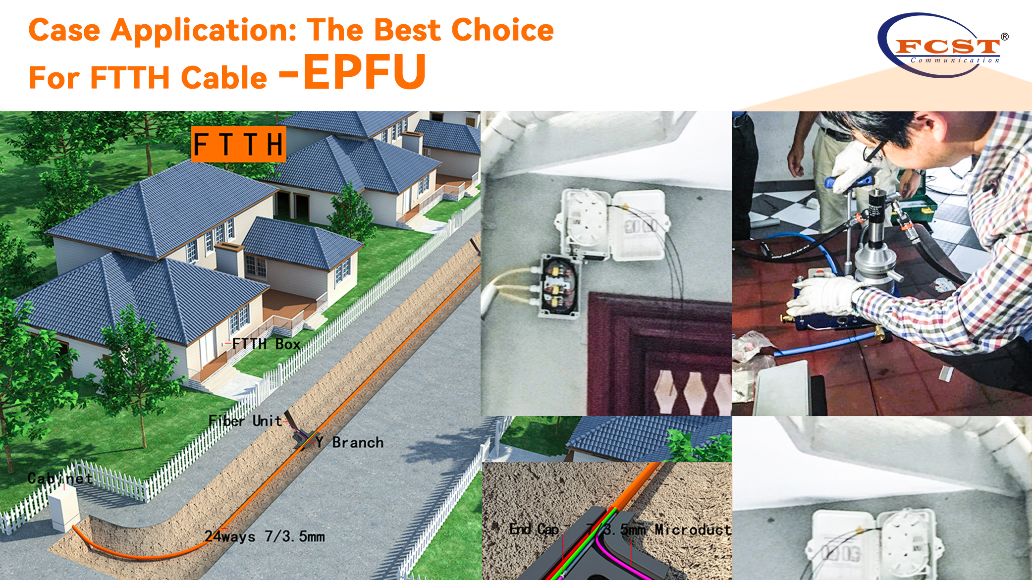 Aplicação de caso: a melhor escolha para cabo FTTH -EPFU