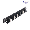 O organizador FCST-Horizontal 19 "e será instalado em 23 " "por adaptadores de dispositivo. eles. Ele tem uma fixação de velcro nas extremidades para os cabos. A barbatana frontal tem fins de identificação que o organizador possui orifícios frontais para a passagem de saltadores para a parte traseira do distribuidor. Inclui todos os fixadores necessários. "