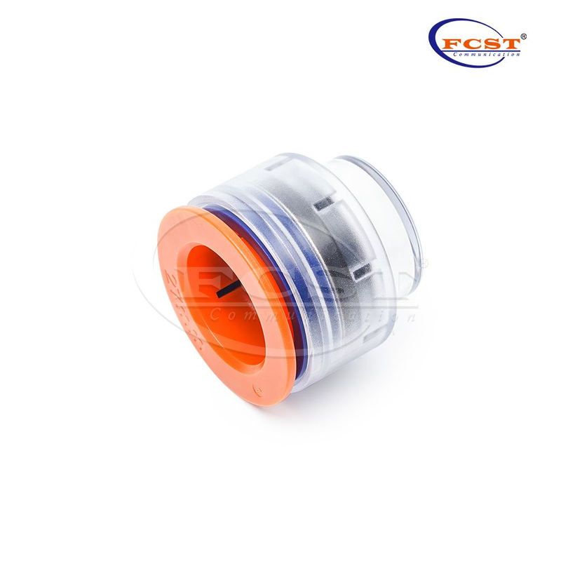 Parada final do microduto de 27 mm