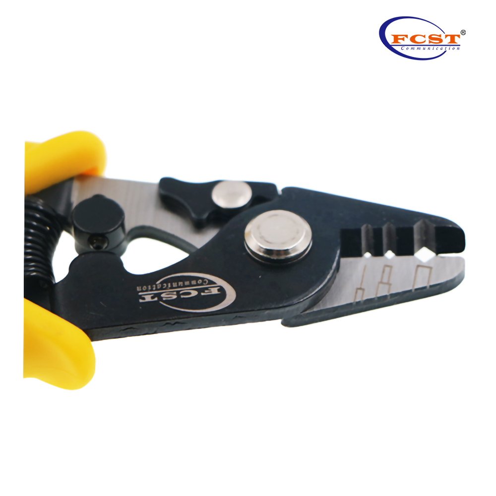 FCST221009 Stripper de fibra óptica Tri-Hole