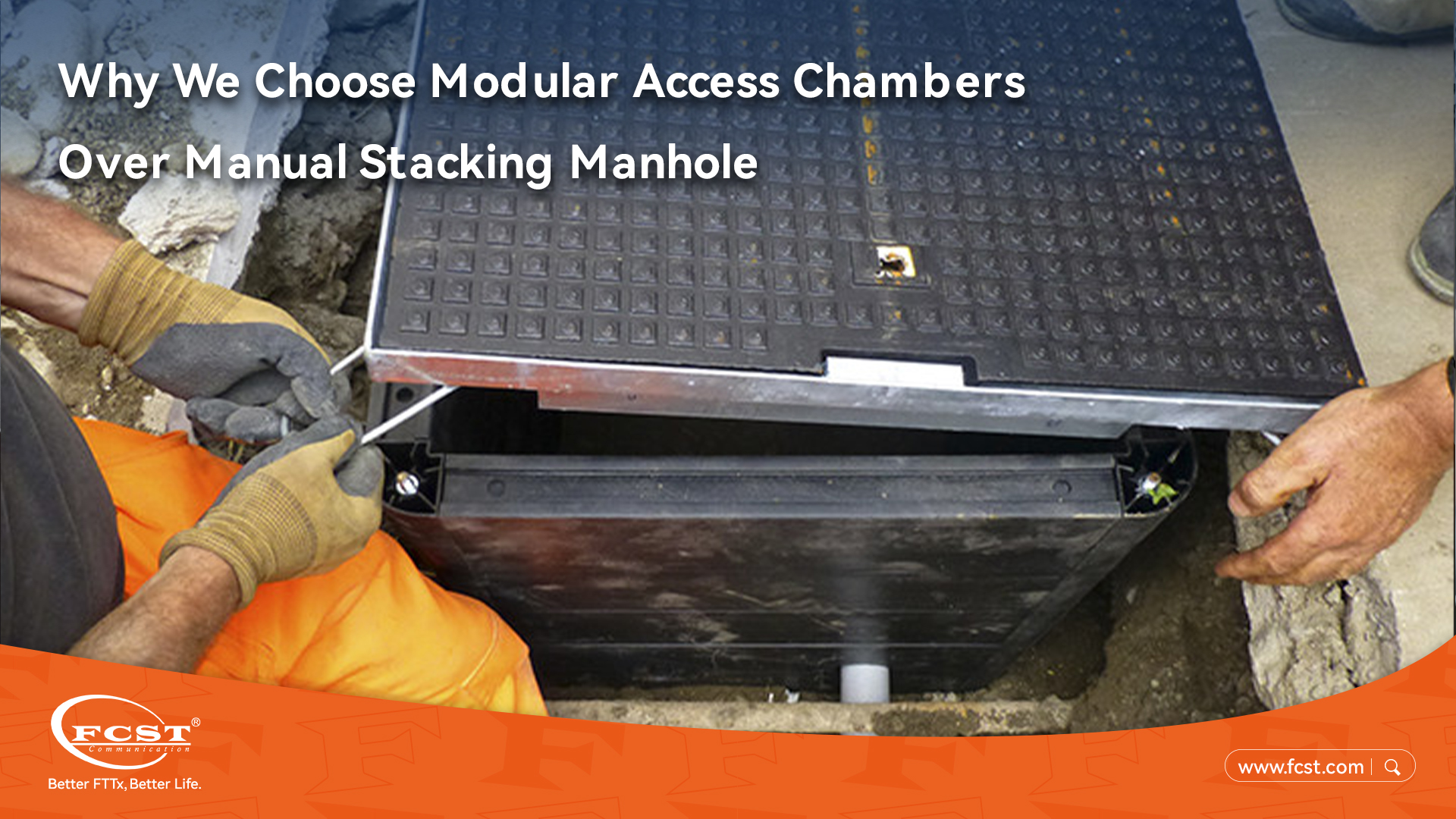 Por que escolhemos câmaras de acesso modulares em vez de bueiros de empilhamento manual