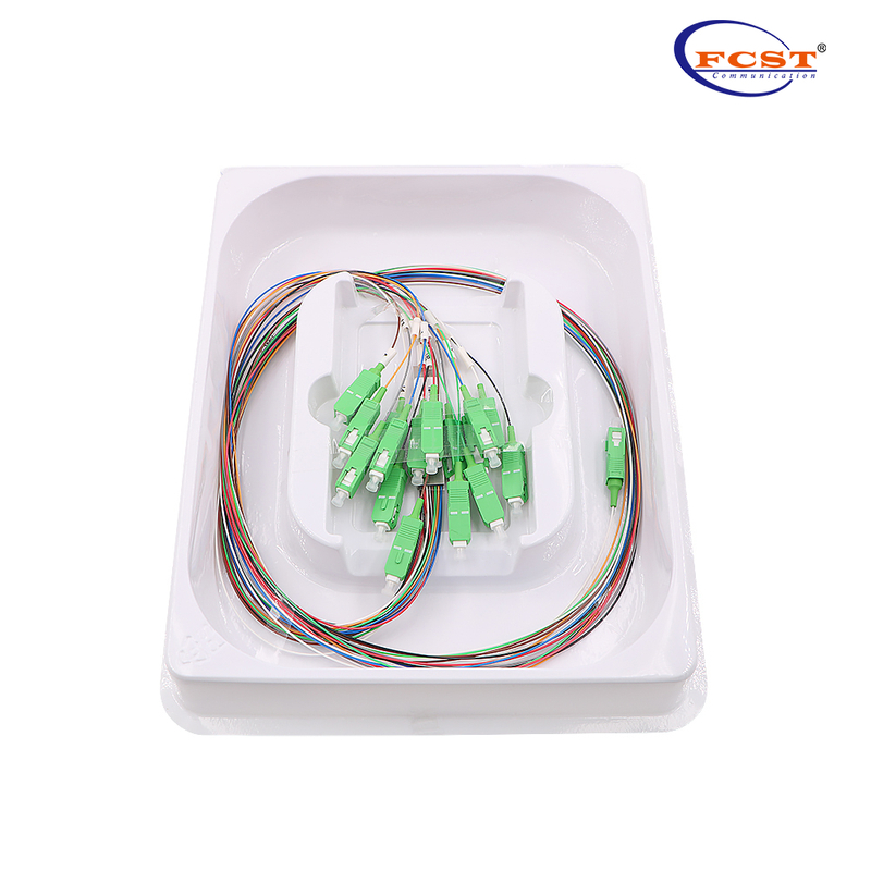 1*16 Tipo de tubo de aço PLC Splitter com conector SCAPC