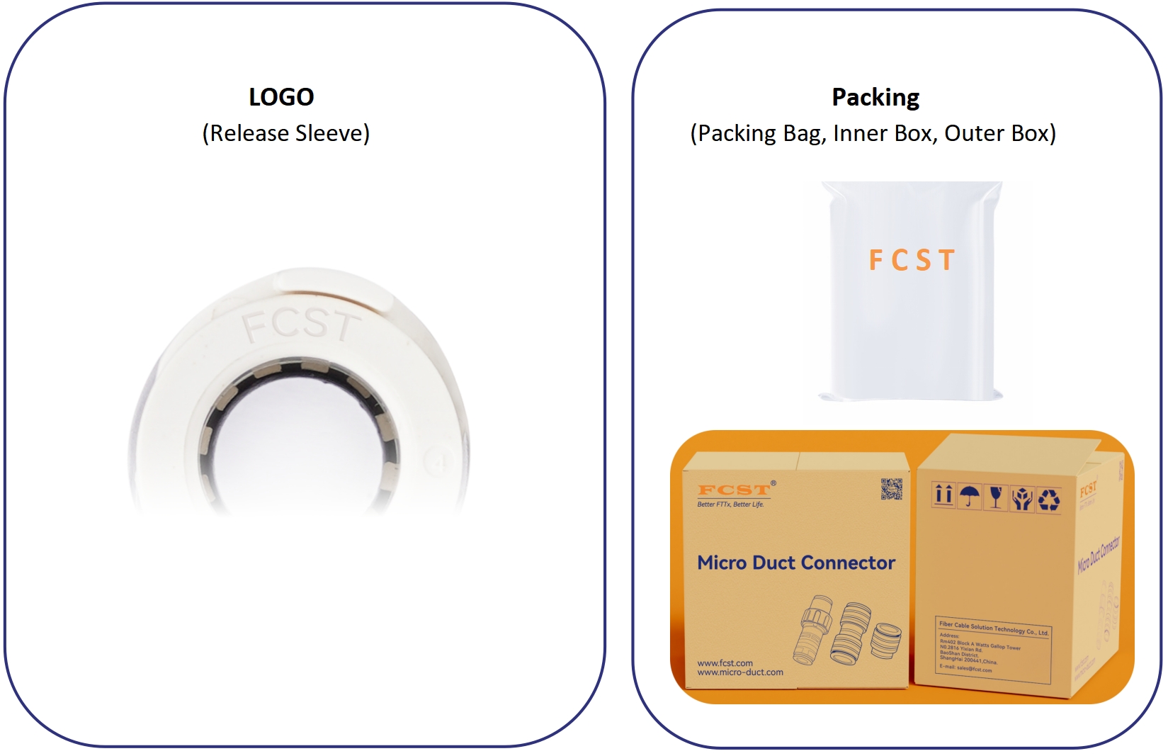 Redutor de micro duto LSZH - para personaliza&ccedil;&atilde;o de produtos internos