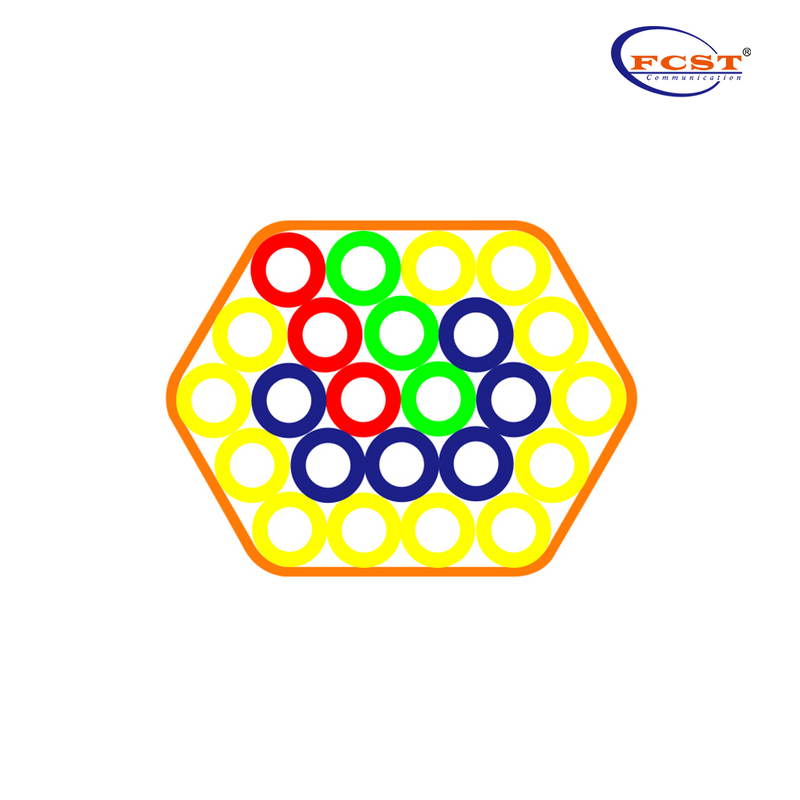 Pacote de tubo HDPE de 24 e 2,1 mm