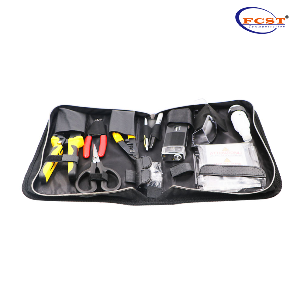 FCST210301 Kit de ferramentas manuais de fibra óptica