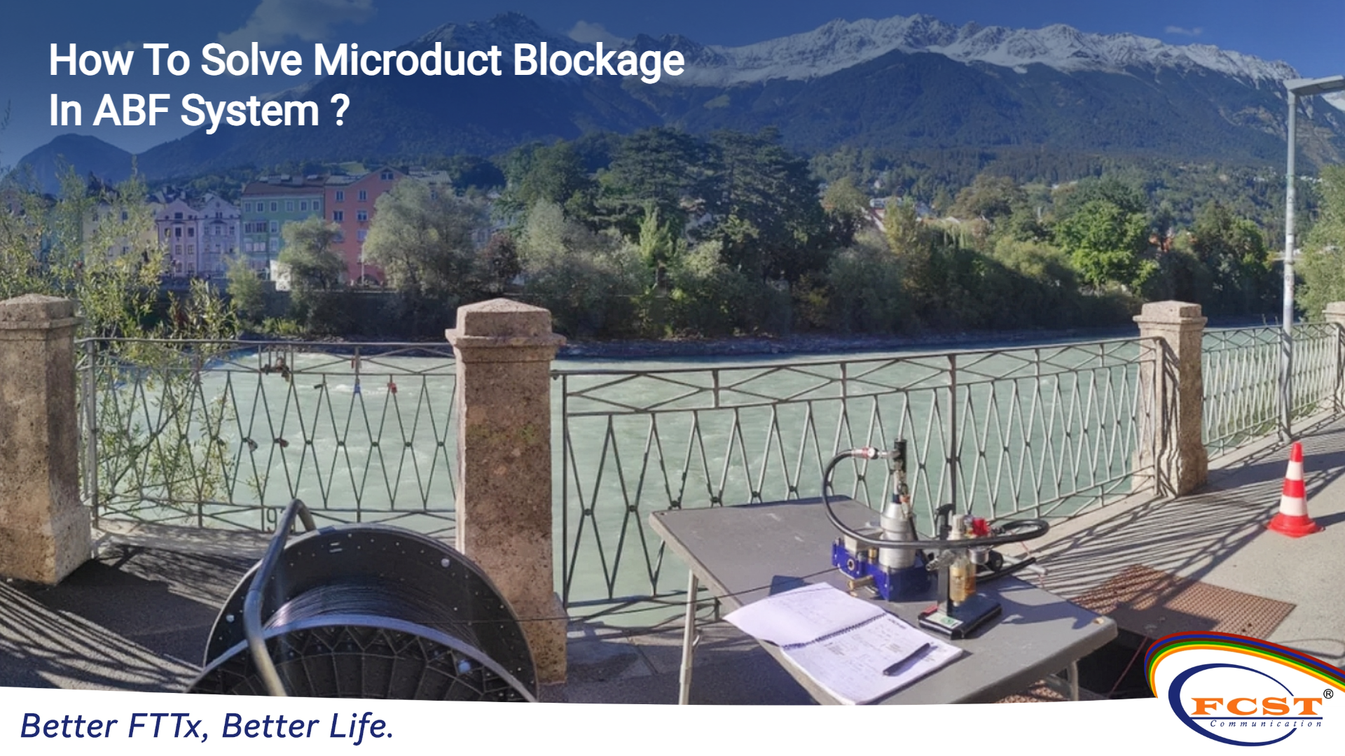Como resolver o bloqueio de microdutos no sistema ABF?