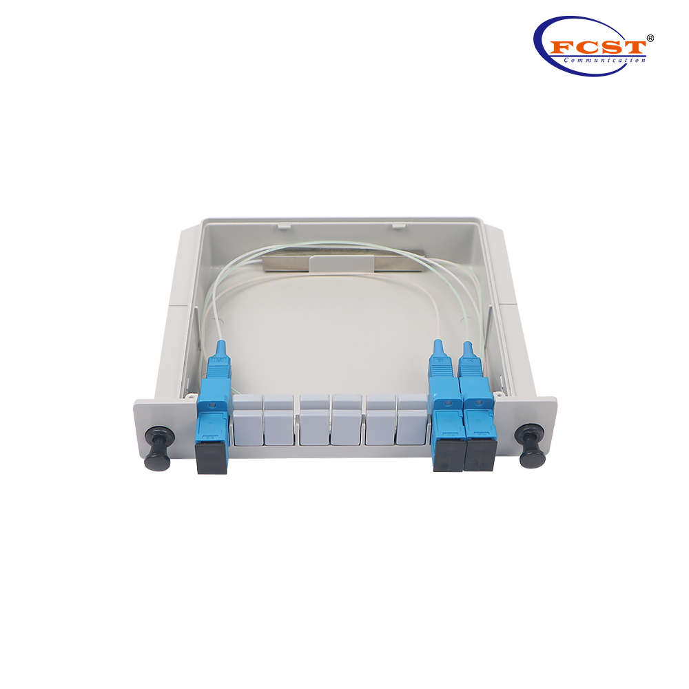 1-2 LGX Tipo de caixa PLC Splitter com conector SC/UPC