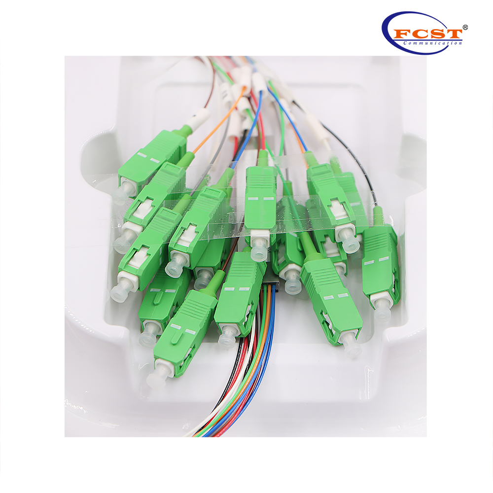 1*16 Tipo de tubo de aço PLC Splitter com conector SCAPC