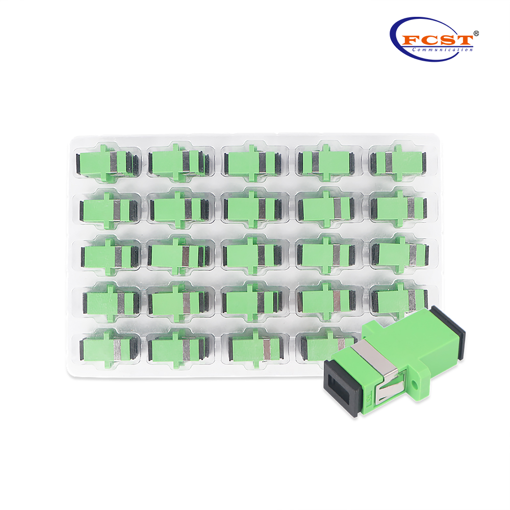 SCAPC para SCAPC Simplex Modo único de fibra óptica Couplador com flange