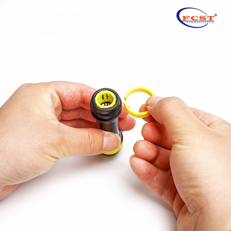 Conector reto enterrado direto