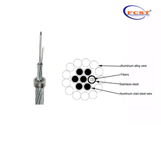 Tubo de aço inoxidável de fita FCST Cabo de fibra OPPC