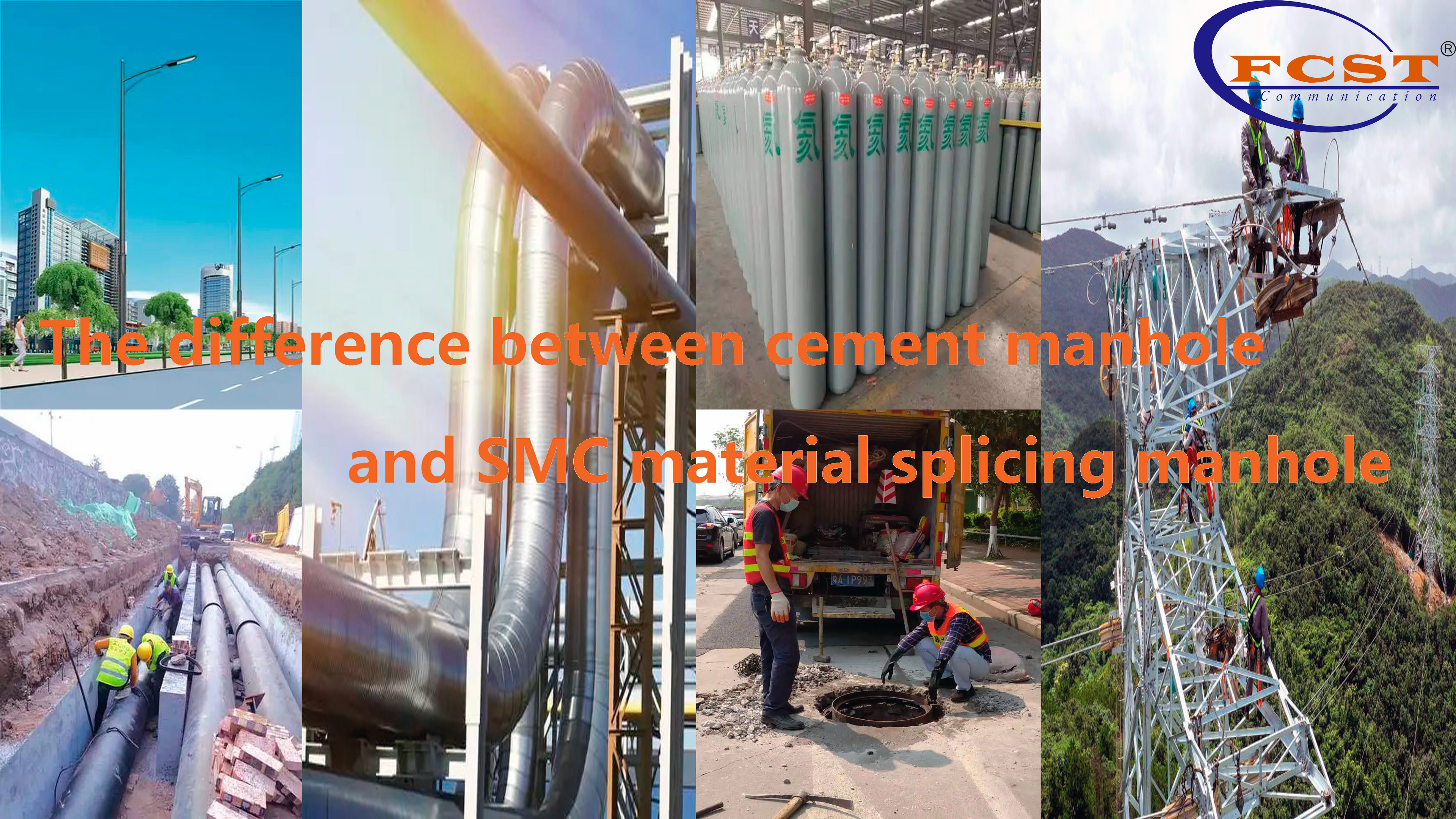 A diferença entre o bueiro de cimento e o splicing de material de material smc