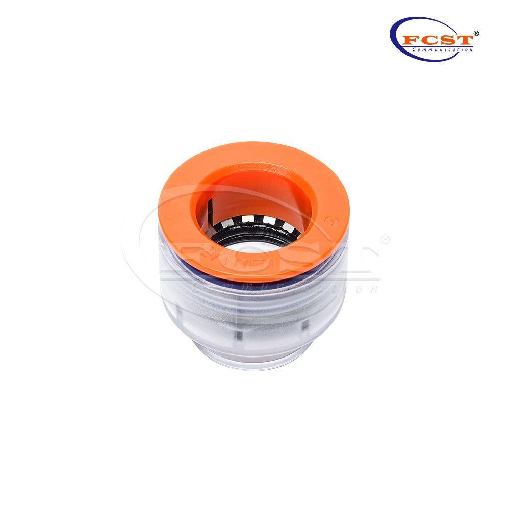 Parada final do microduto de 27 mm