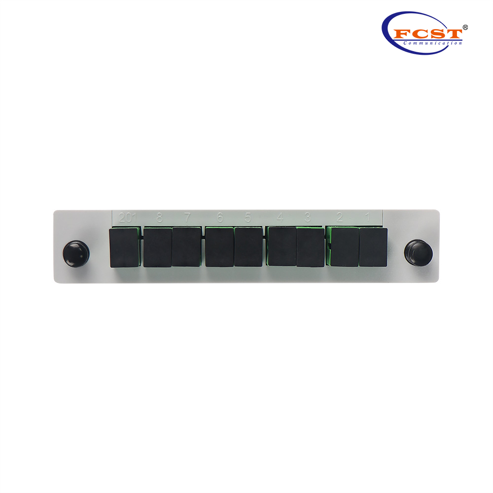 1-8 LGX Tipo de caixa PLC Splitter com conector SCAPC