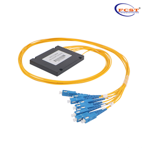 1*8 ABS Tipo de caixa PLC Splitter com conector SCUPC