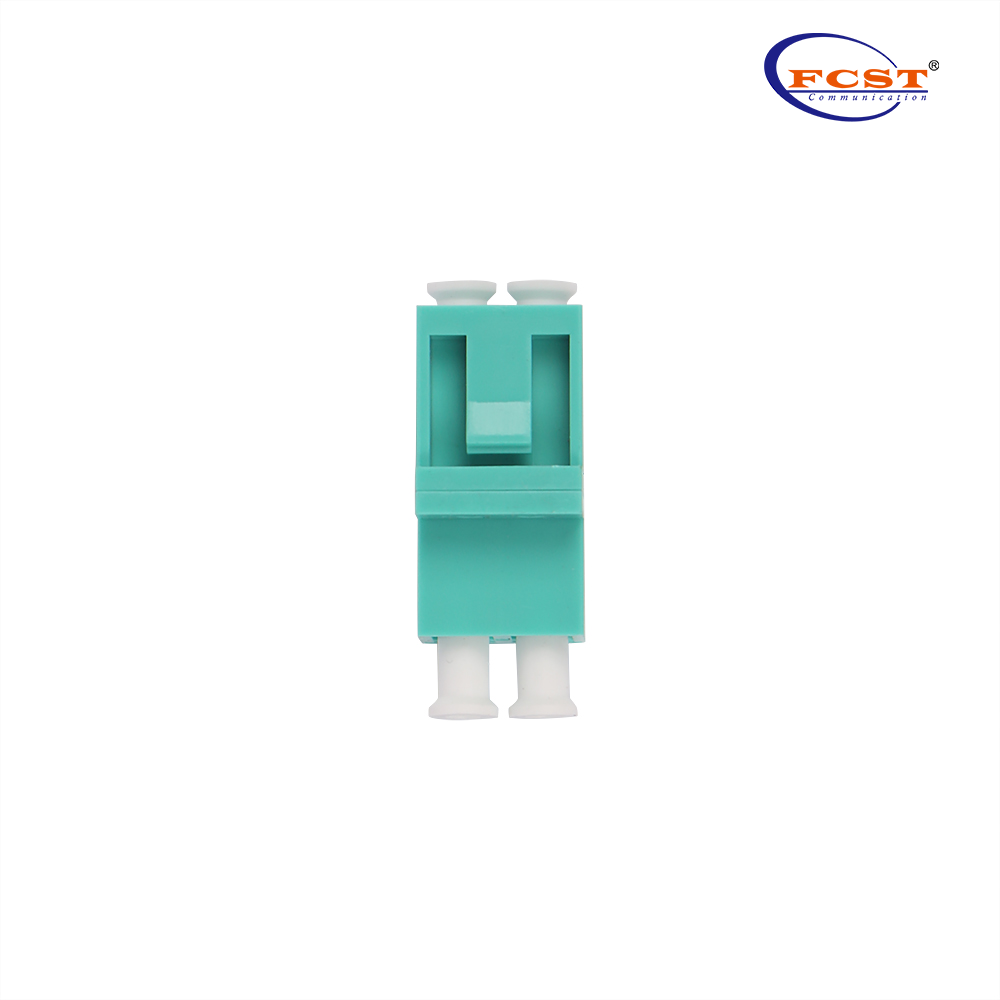 LCUPC para LCUPC OM3OM4 Duplex Modo único Adaptador de fibra óptica