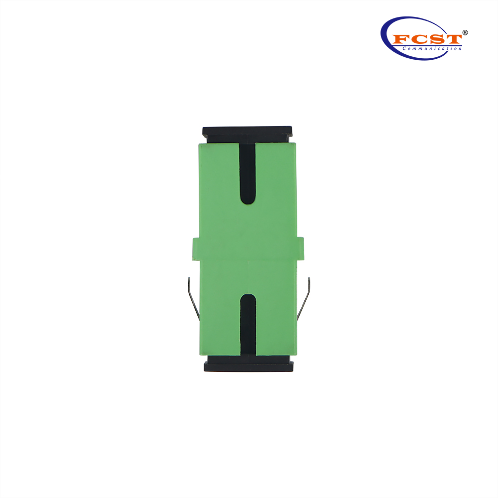 SCAPC para SCAPC sem orelha Simplex Modo único Adaptador de fibra óptica Couplador com flange