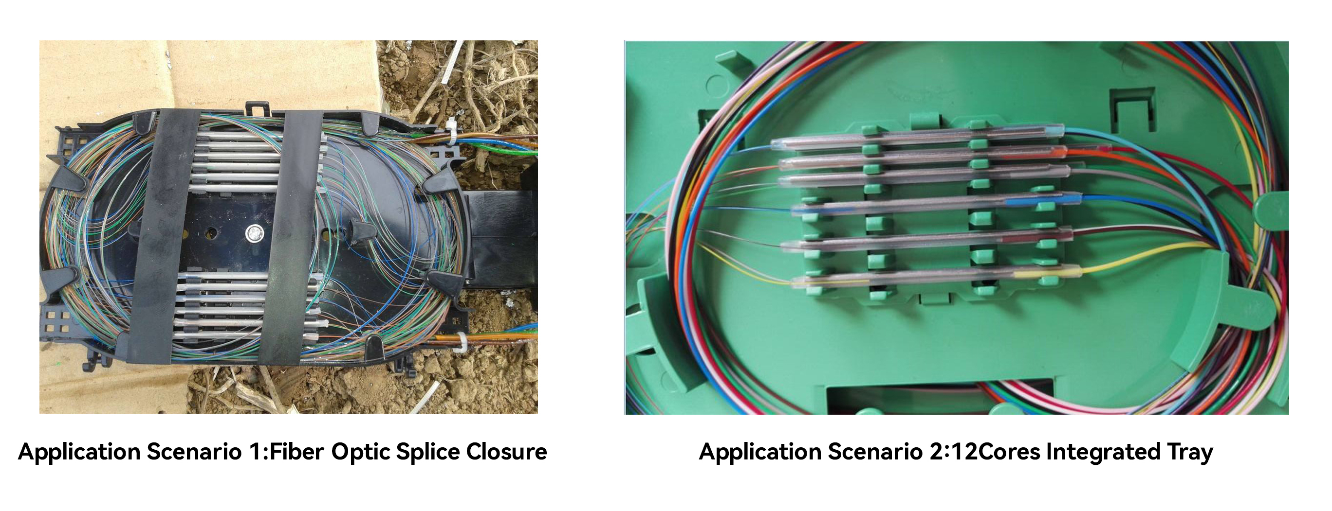 Quantas fibras &oacute;pticas podem ser colocadas em uma capa protetora de emenda de fibra (1)
