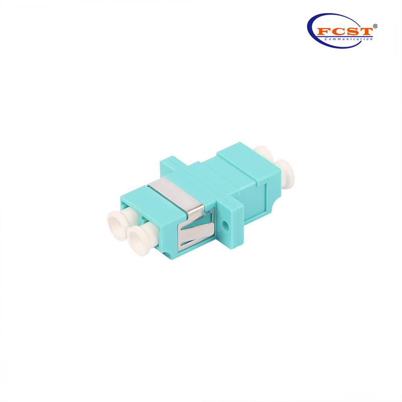 LCUPC para LCUPC Duplex OM3 Adaptador de fibra óptica plástica