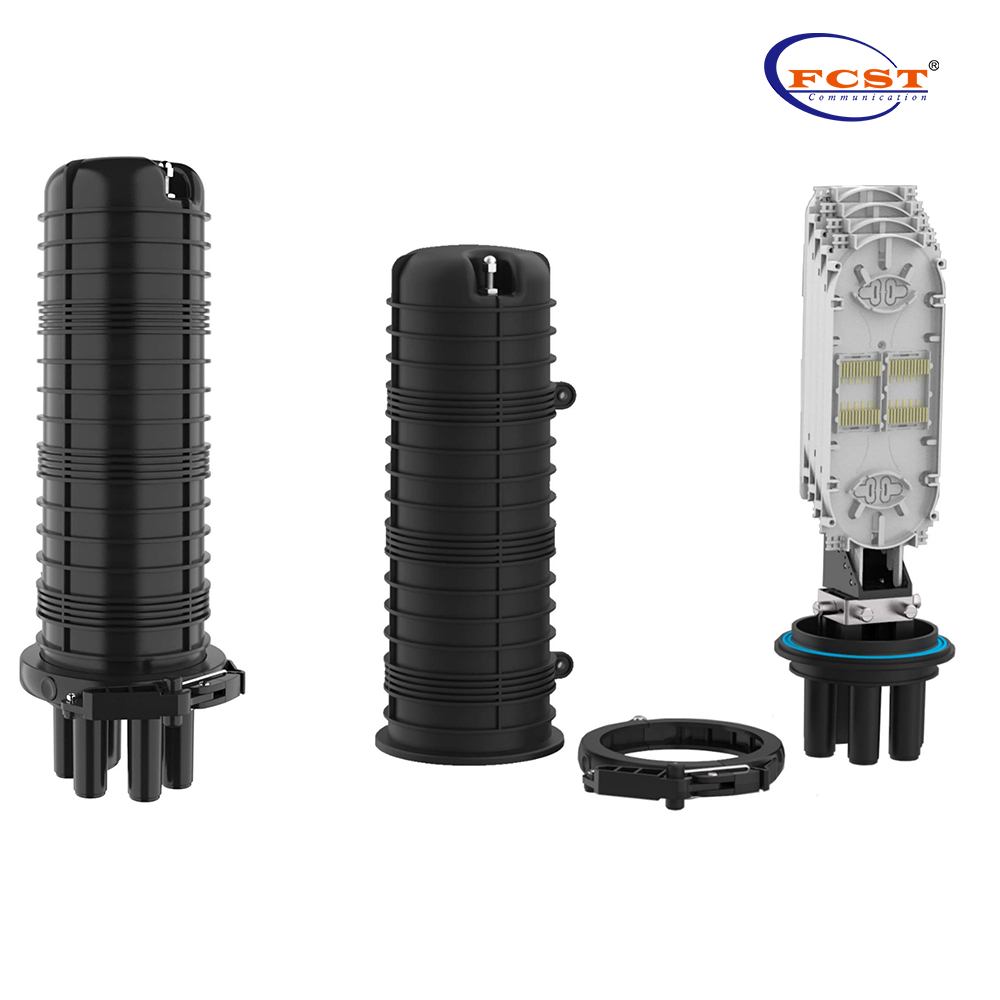 IP68 montado na parede e pólo montado no pedestal de fibra óptica de cúpula ao ar livre para distribuição de fibra óptica
