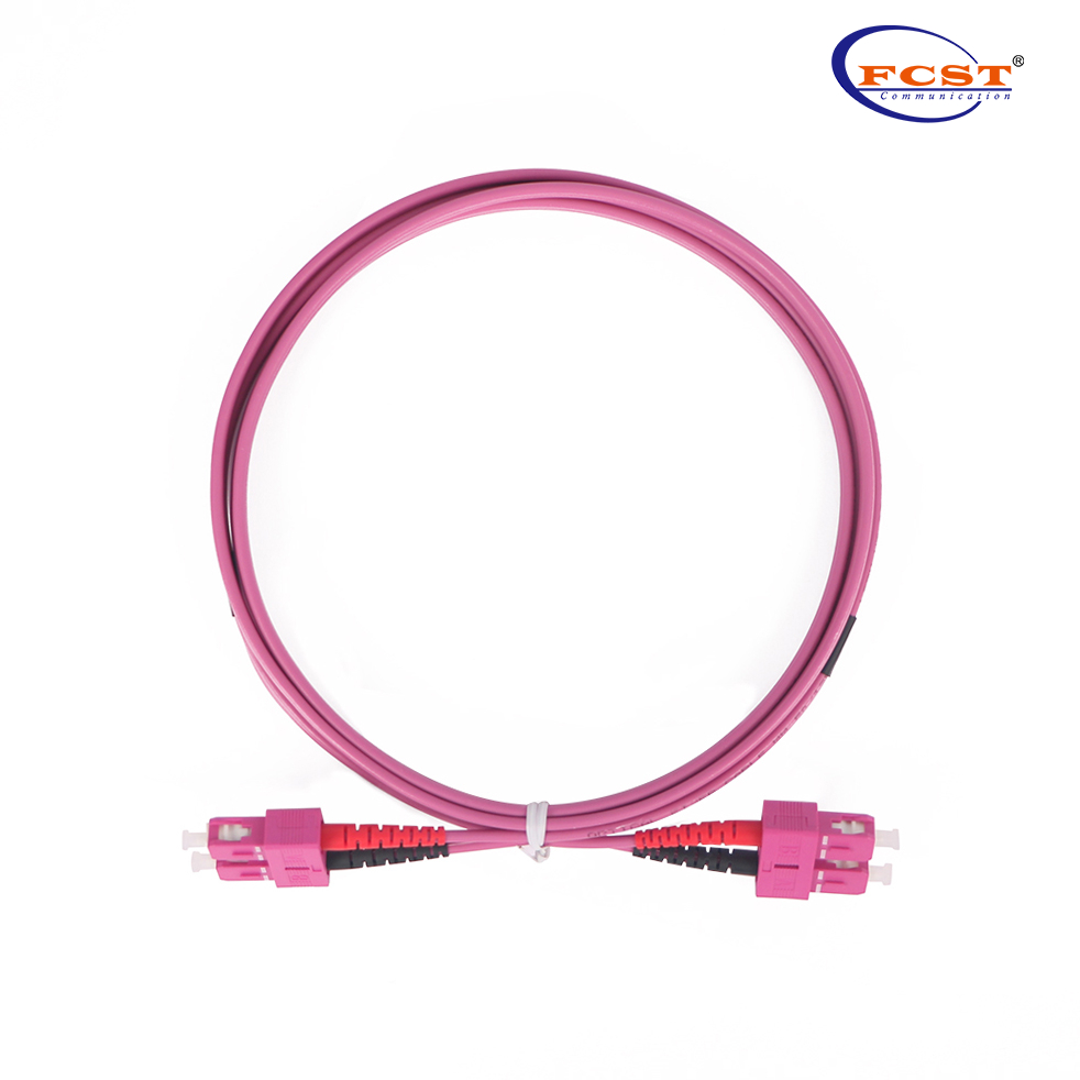 SCUPC-SCUPC DUPLEX OM4 2M LSZH CABO DE PACTO DE FIBRO OPTICA DE FIBRAS DE 3,0 mm