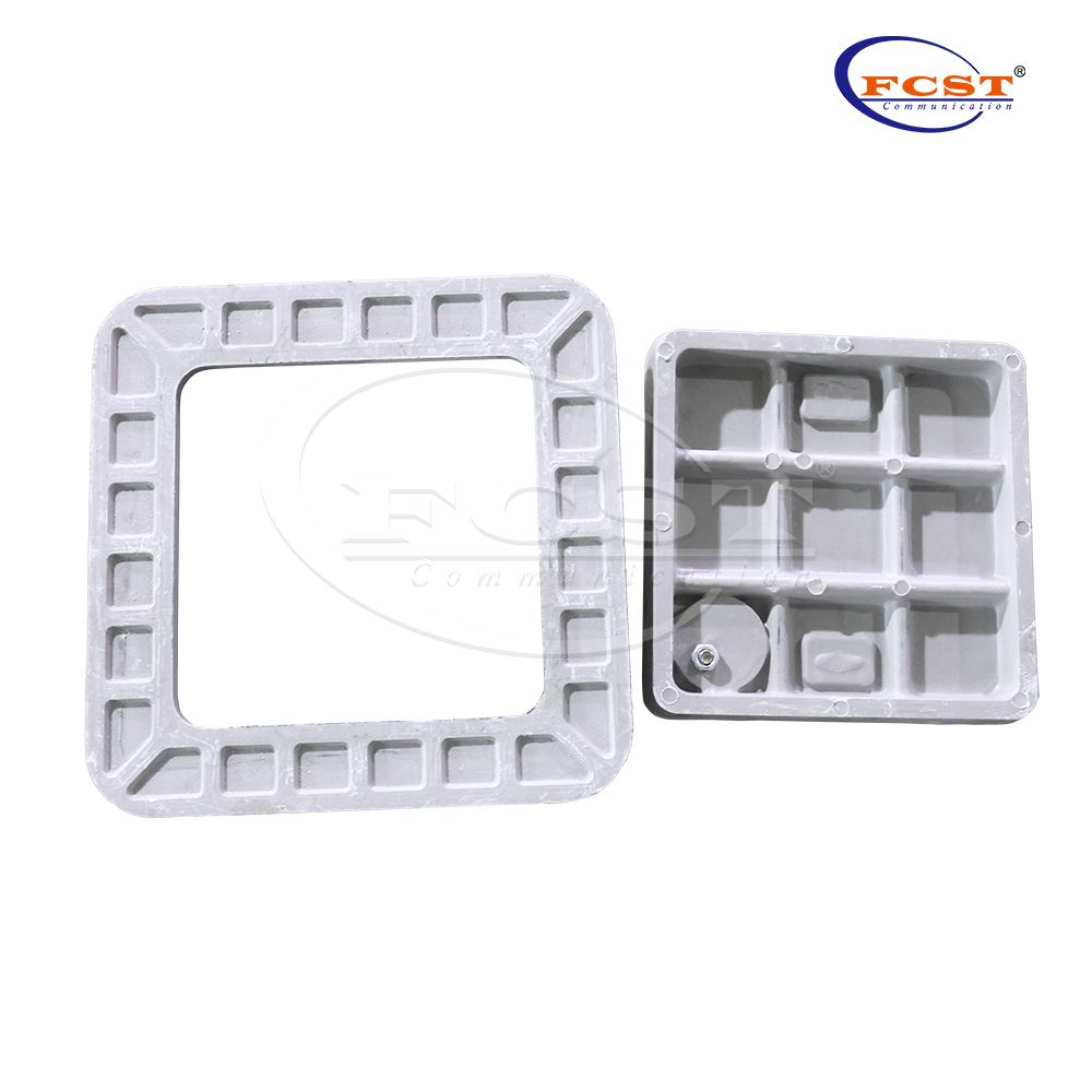 Tampa e estrutura de bueiro quadrado BMC de pedestres