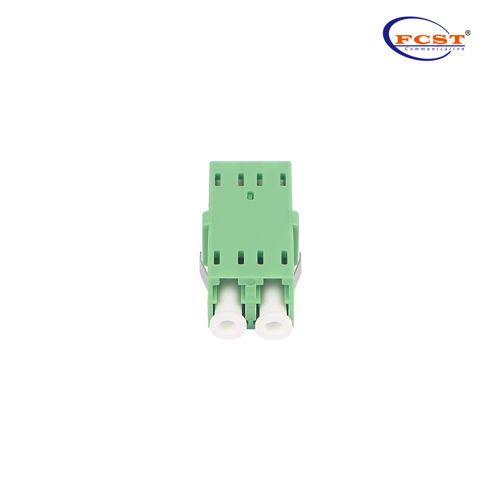 LCAPC para LCAPC sem orelha Duplex Modo único Adaptador de fibra óptica