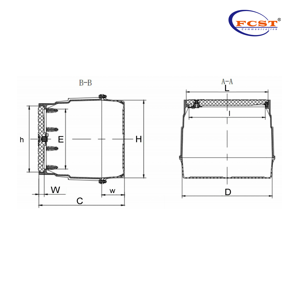 Bueiro de telecomunicações duráveis ​​para instalação de cabo com serviço personalizado