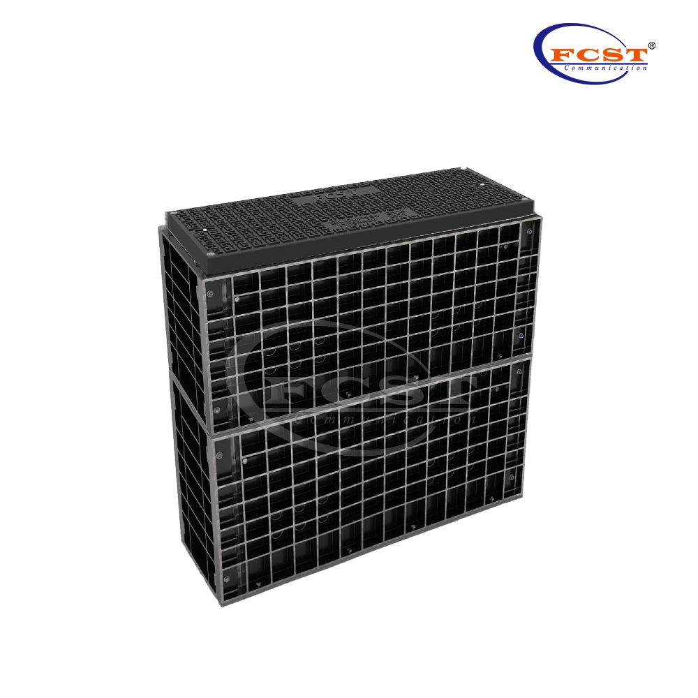 SMC Caixa de câmara de bueiro enterrada de plástico reforçado para SMC para energia elétrica e drenagem de rodovias municipal e água e telecomunicações