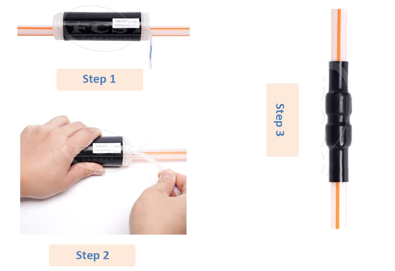 alt Capa de borracha de silicone para instala&ccedil;&atilde;o de conectores de microdutos